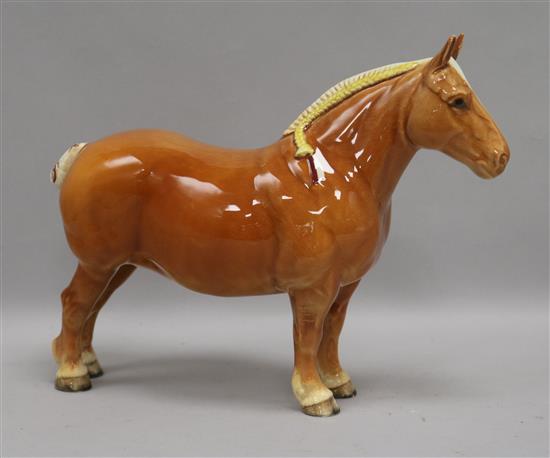 A Beswick Suffolk Punch Hasse Dainty 1359, gloss